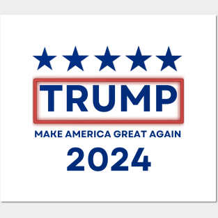 Trump make america great again 2024 Posters and Art